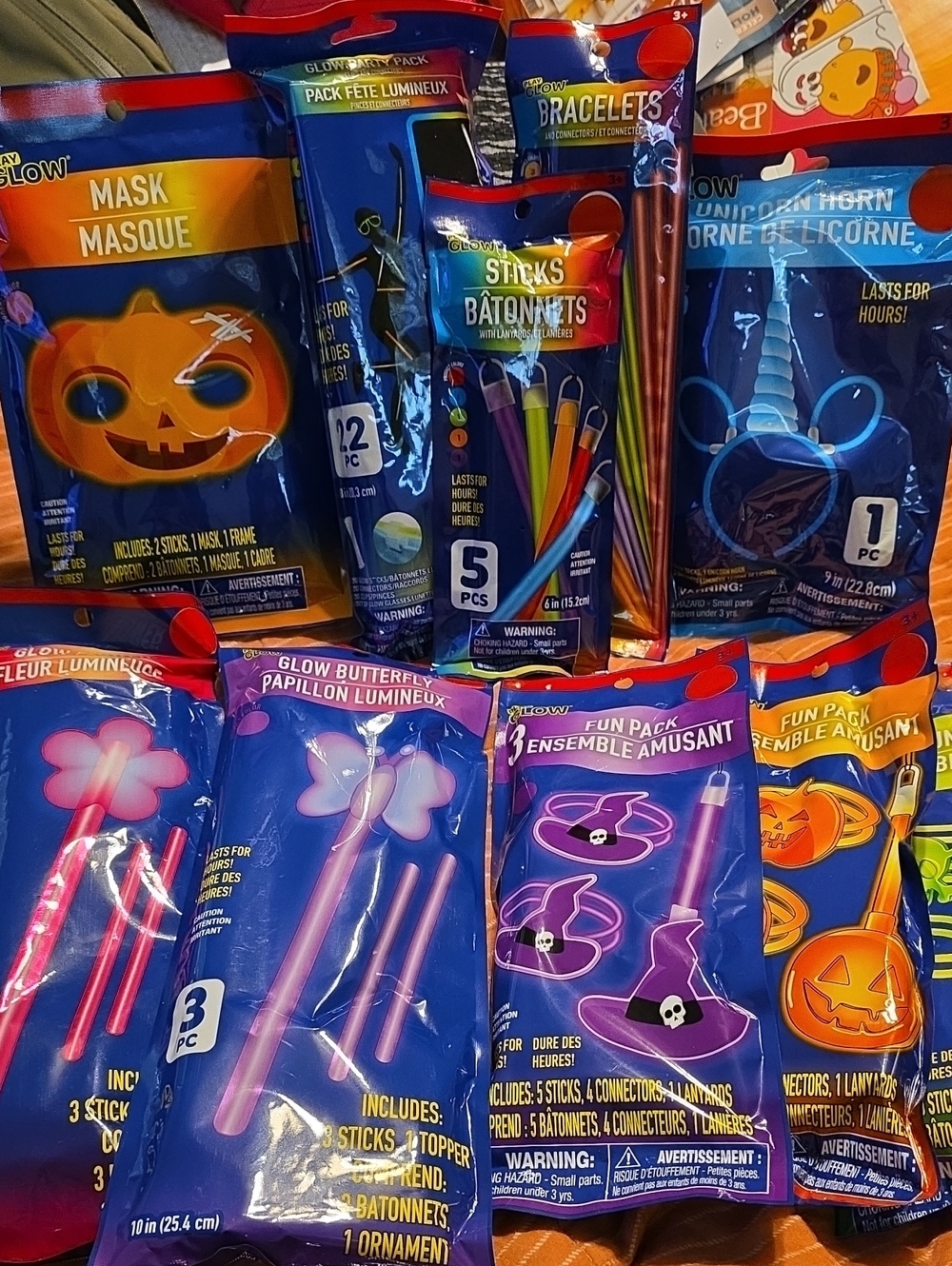 Glow Party Fun Pack - Assorted Pink & Blue Glow Accessories